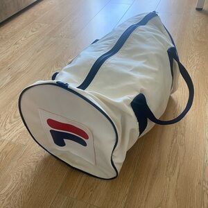 Vintage Fila white tennis bag